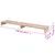 Produktbild 5 för Skärmställ spånskiva 110x23,5x9 cm beige