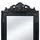 Fristående spegel i barockstil 160x40 cm svart