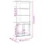 Produktbild 10 för Bokhylla i mexikansk Coronastil furu 80x40x170 cm