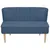Produktbild 2 för Soffa 117x55,5x77 cm tyg blå 