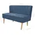 Produktbild 4 för Soffa 117x55,5x77 cm tyg blå 
