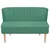 Produktbild 2 för Soffa 117x55,5x77 cm tyg grön 