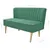 Produktbild 4 för Soffa 117x55,5x77 cm tyg grön 