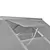 Produktbild 6 för Växthus 3,46 m² förstärkt aluminium