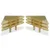 Produktbild 2 för Sängbord 2 st 60x60x40 cm bambu naturlig