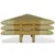 Produktbild 6 för Sängbord 2 st 60x60x40 cm bambu naturlig