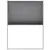 Produktbild 2 för Plisserat insektsnät för fönster 60x80 cm aluminium 