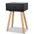 Produktbild 8 för Sängbord 2 st massiv furu 40x30x61 cm svart