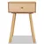 Produktbild 5 för Sängbord 2 st massiv furu 40x30x61 cm brun