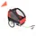 Cykelvagn för barn röd och svart 30 kg
