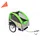 Cykelvagn för barn grå och grön 30 kg