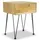 Sängbord 40x30x50 cm massiv teak