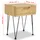 Sängbord 40x30x50 cm massiv teak