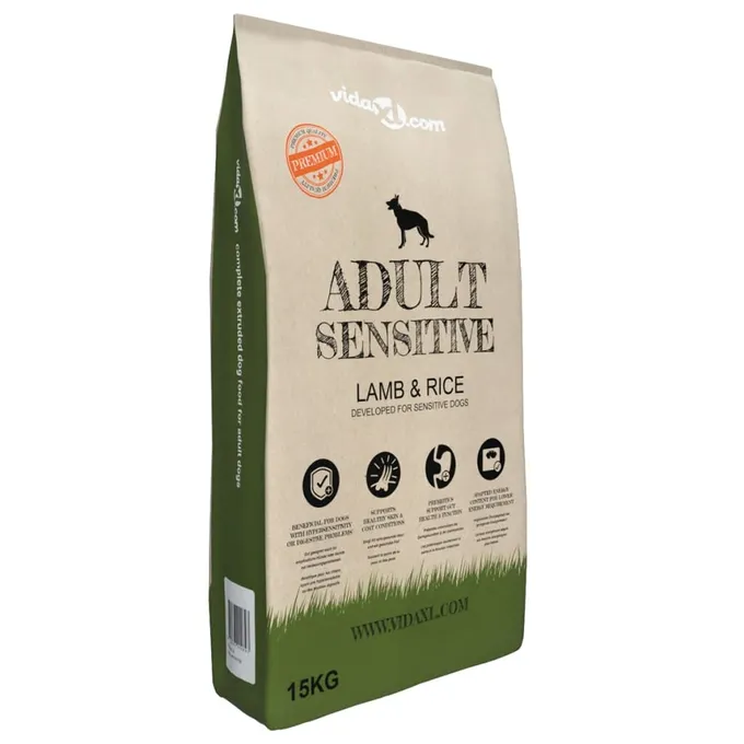Premium Hundmat torr Adult Sensitive Lamb & Rice 15 kg