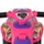 Åkbil fyrhjuling med ljud och ljus rosa och lila