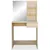 Produktbild 3 för Sminkbord spånskiva 75x40x141 cm ek