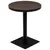 Produktbild 2 för Bistrobord MDF och stål rund 60x75 cm mörk aska 