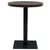 Produktbild 3 för Bistrobord MDF och stål rund 60x75 cm mörk aska 