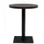 Produktbild 6 för Bistrobord MDF och stål rund 60x75 cm mörk aska 