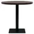 Produktbild 3 för Bistrobord MDF och stål rund 80x75 cm mörk aska 