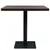 Produktbild 3 för Bistrobord MDF och stål fyrkantigt 80x80x75 cm mörk aska 