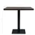 Produktbild 6 för Bistrobord MDF och stål fyrkantigt 80x80x75 cm mörk aska 