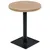 Produktbild 2 för Bistrobord MDF och stål rund 60x75 cm ekfärgad