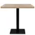 Produktbild 3 för Bistrobord MDF och stål fyrkantigt 80x80x75 cm ekfärgad