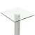 Produktbild 4 för Högtalarstativ 2 st härdat glas pelardesign silver