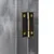 Produktbild 3 för  Vikbar rumsavdelare Londonbuss 120x170 cm svart/vit