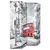 Produktbild 2 för Vikbar rumsavdelare Londonbuss 160x170 cm svart/vit