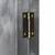 Produktbild 5 för Vikbar rumsavdelare Londonbuss 160x170 cm svart/vit