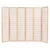 Produktbild 2 för Rumsavdelare med 6 paneler japansk stil 240x170 cm naturlig