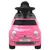 Produktbild 2 för Åkbil Fiat 500 rosa 