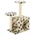Produktbild 2 för Klösträd med sisalpelare 60 cm tassavtryck beige