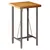 Produktbild 9 för Barbord massiv återvunnen teak 60x60x107 cm