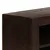 Produktbild 3 för TV-bänk massivt akaciaträ 120x30x40 cm mörkbrun