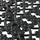 Bistrobord svart 40x70 cm metall