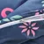 Produktbild 3 för Bäddset flamingo marinblå/rosa 200x200/80x80 cm