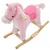 Produktbild 4 för Gungleksak häst plysch 65x32x58 cm rosa