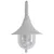 Produktbild 2 för Vägglampa för trädgård E27 42 cm aluminium vit