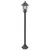 Produktbild 2 för Lyktstolpar för trädgård 6 st E27 110 cm aluminium mörkgrön