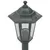 Produktbild 4 för Lyktstolpar för trädgård 6 st E27 110 cm aluminium mörkgrön