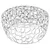 Produktbild 2 för Soffbord gjuten aluminium 70x30 cm silver