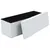 Produktbild 3 för Förvaringsbänk hopfällbar konstläder 110x38x38 cm vit