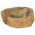Produktbild 4 för Handfat 45x35x15 cm fossilsten gräddvit