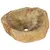 Produktbild 5 för Handfat 45x35x15 cm fossilsten gräddvit