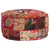 Produktbild 7 för Sittpuff med lappmönster rund bomull handgjord 40x20 cm röd