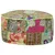 Produktbild 5 för Sittpuff med lappmönster rund bomull handgjord 40x20 cm grön