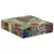Produktbild 4 för Sittpuff lappmönster fyrkantig handgjord 50x50x12 cm grön